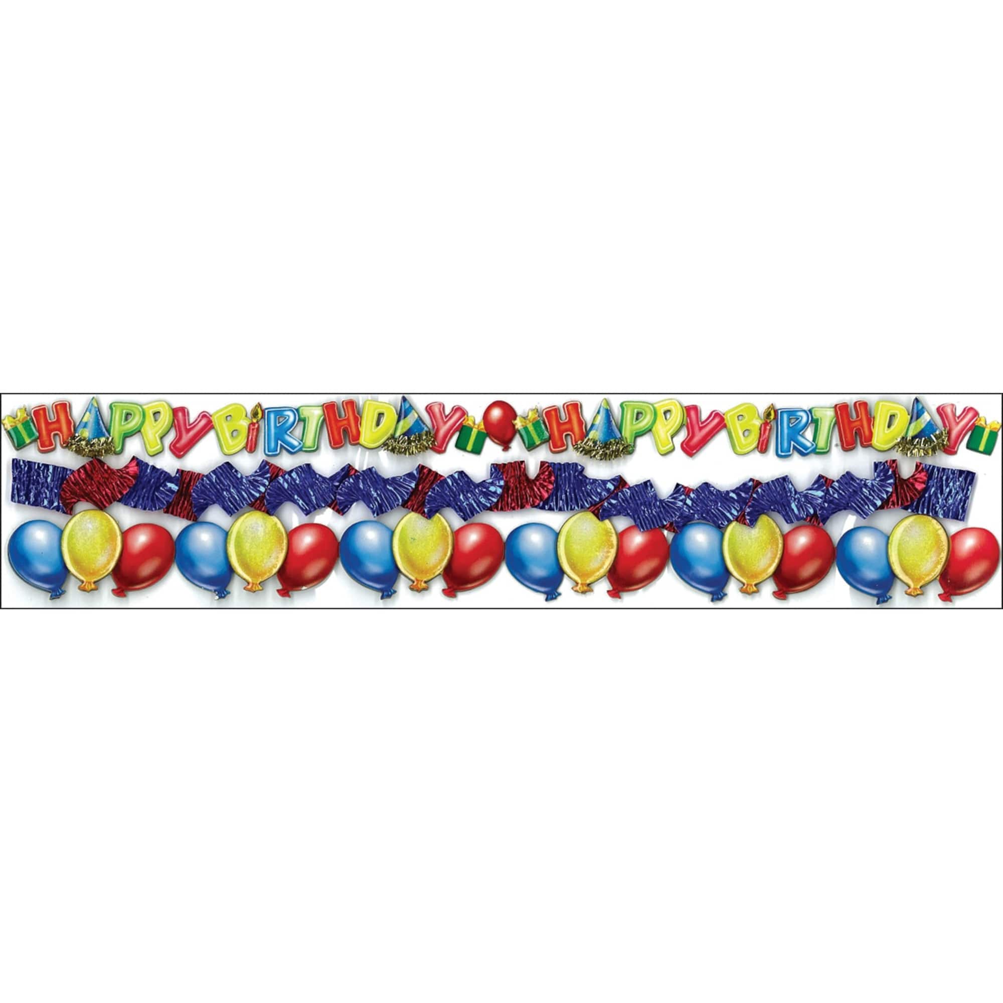 Jolee's Boutique Dimensional Stickers-Birthday Borders